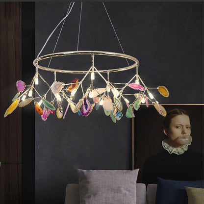 Agate Flake Chandelier Chandelier