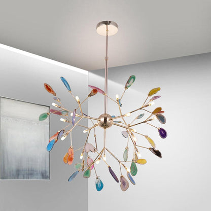 Agate Flake Chandelier Chandelier