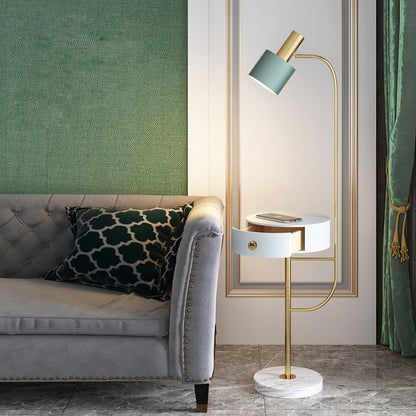 Agueda Floor Lamp ? 11.8″ x H 59″ / Dia 30cm x H 150cm / Gold / US plug Floor lamp