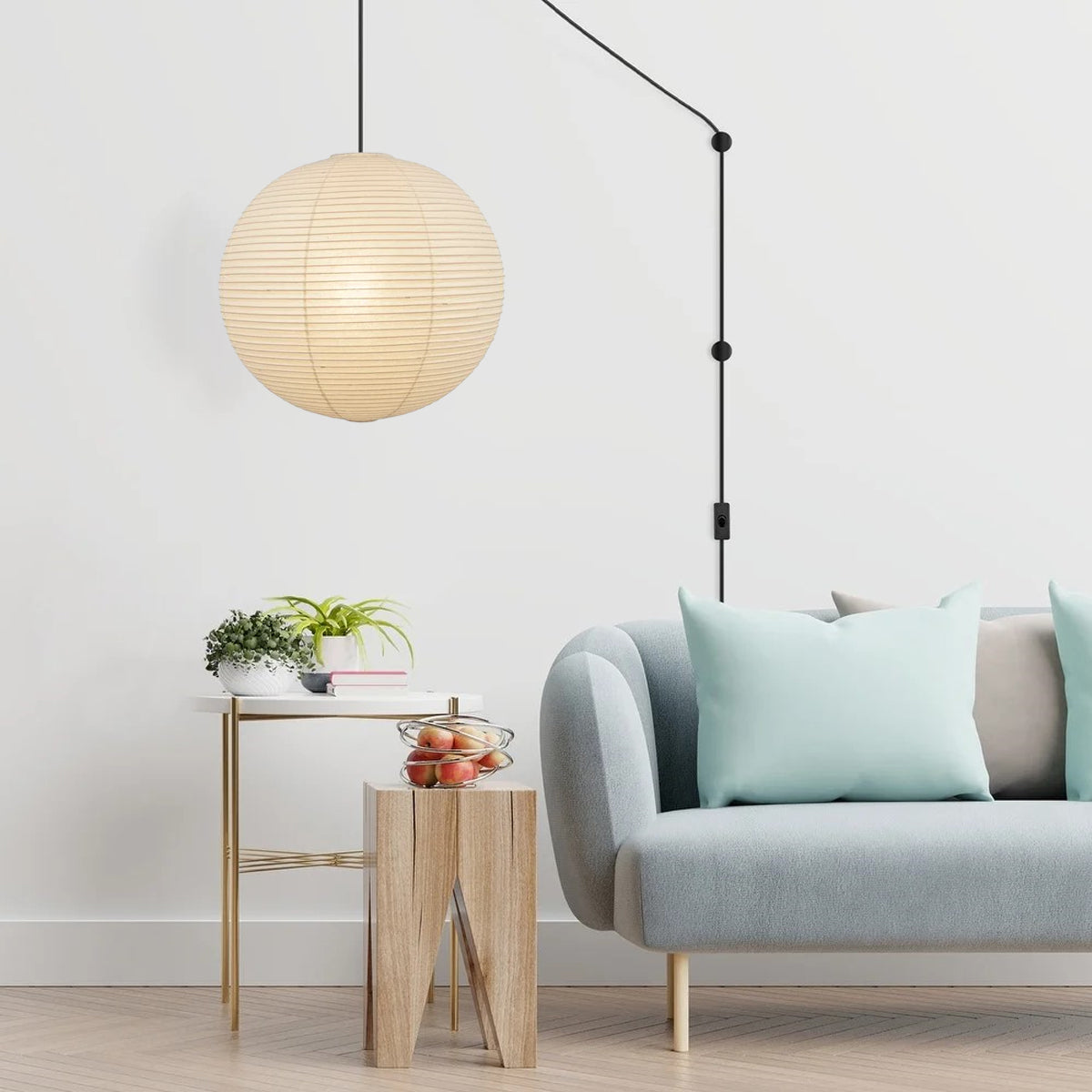 Akari A Pendant Swag Light Pendant light