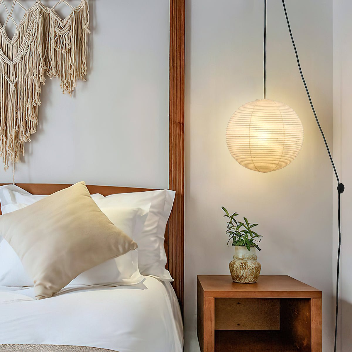 Akari A Round Swag Light 1001 Pendant light