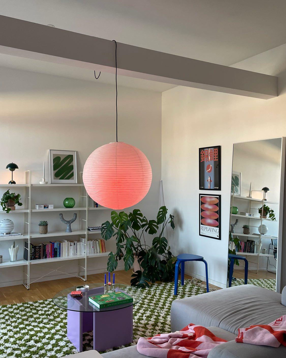 Akari A Round Swag Light 1001 Pendant light