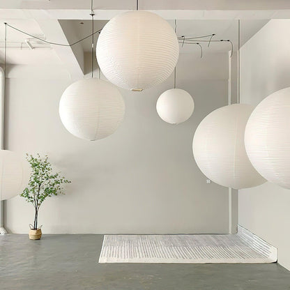 Akari A Round Swag Light 1001 Pendant light