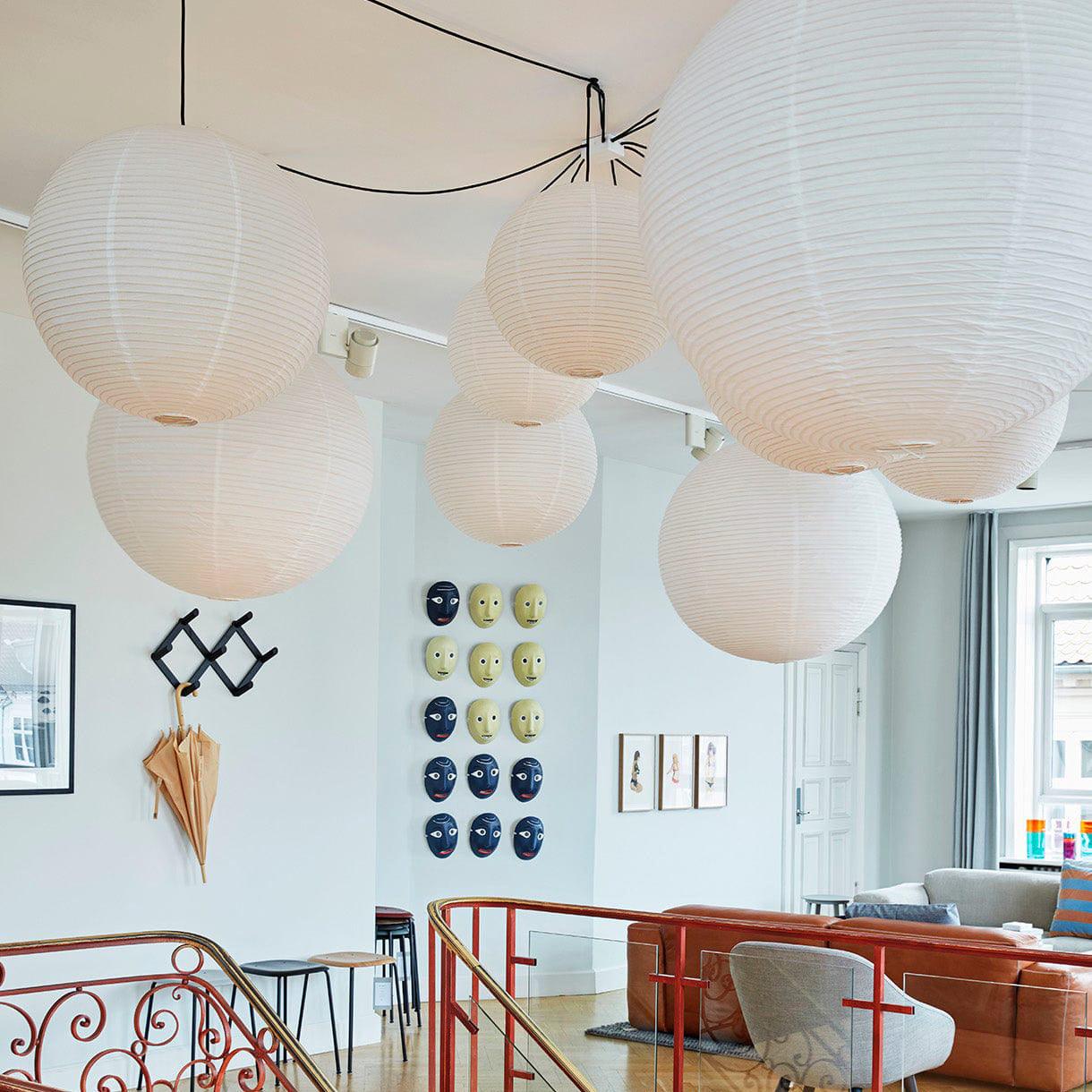 Akari A Round Swag Light 1001 Pendant light