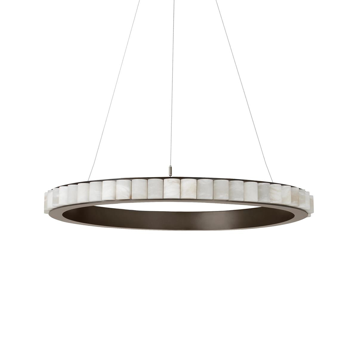 Alabaster Avalon Halo Chandelier Chandelier