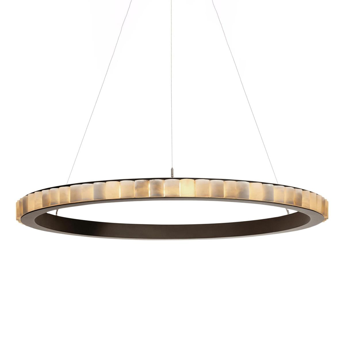 Alabaster Avalon Halo Chandelier Chandelier
