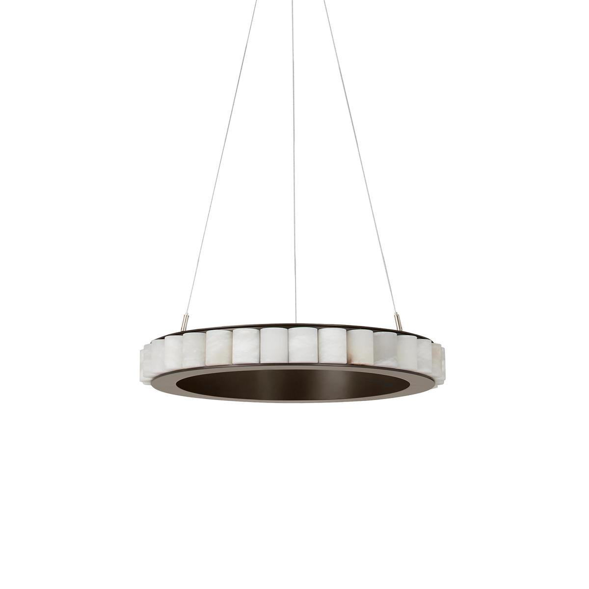 Alabaster Avalon Halo Chandelier Chandelier
