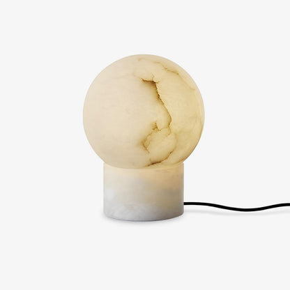Marble Ball Table Lamp Dia 7.1″ x H 9.1″ / Dia 18cm x H 23cm / White / US Plug Table lamp