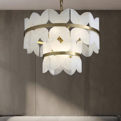 Alabaster Cloudscape Chandelier Chandelier