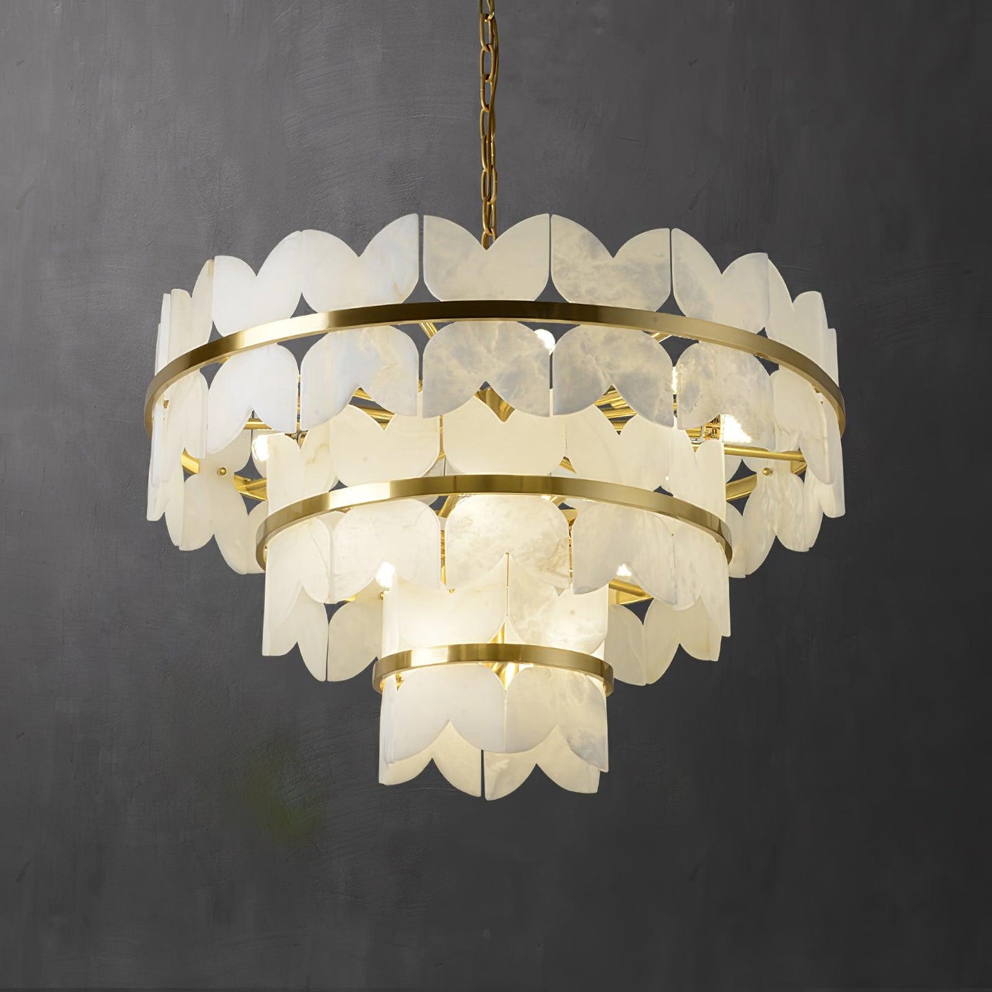 Alabaster Cloudscape Chandelier Chandelier