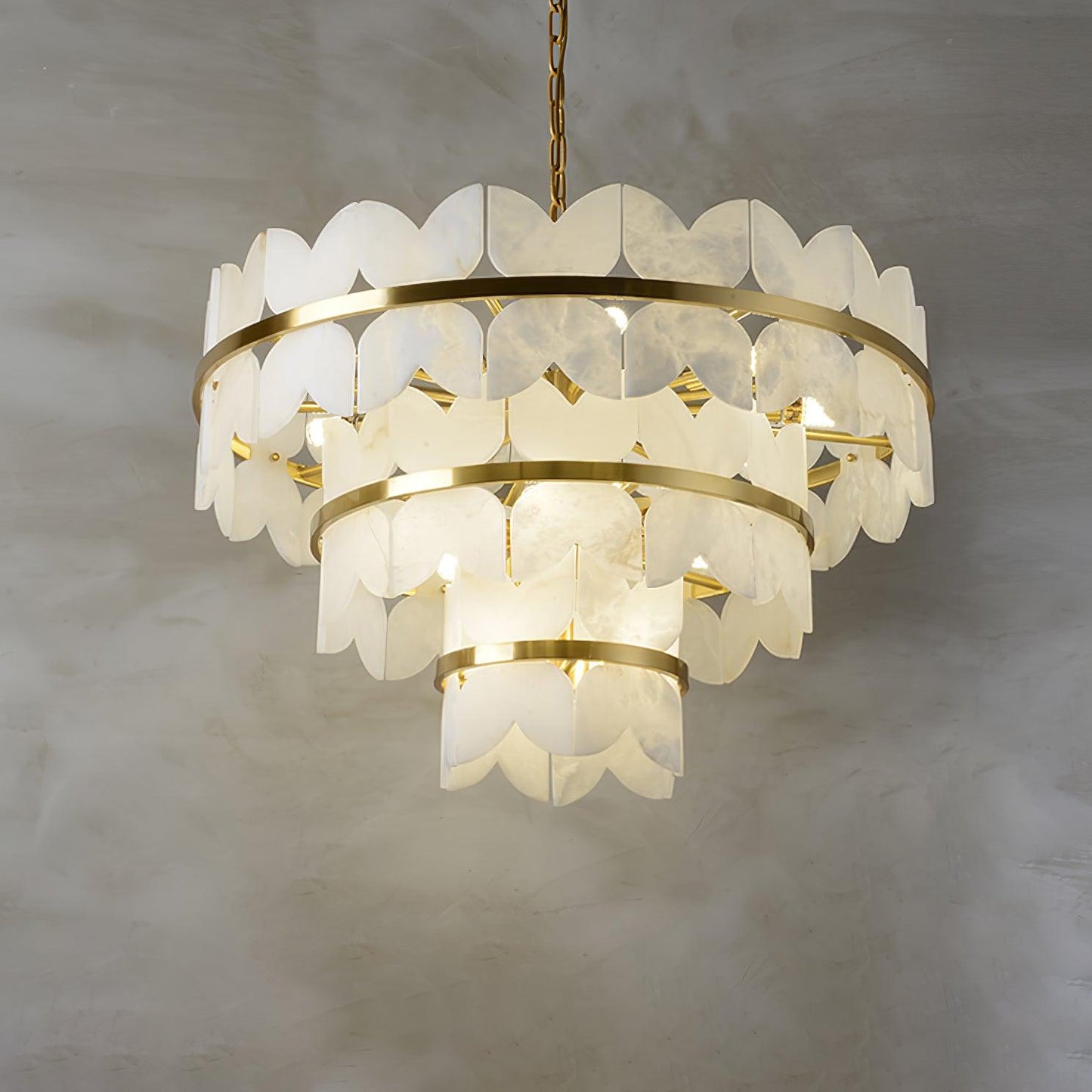 Alabaster Cloudscape Chandelier Chandelier