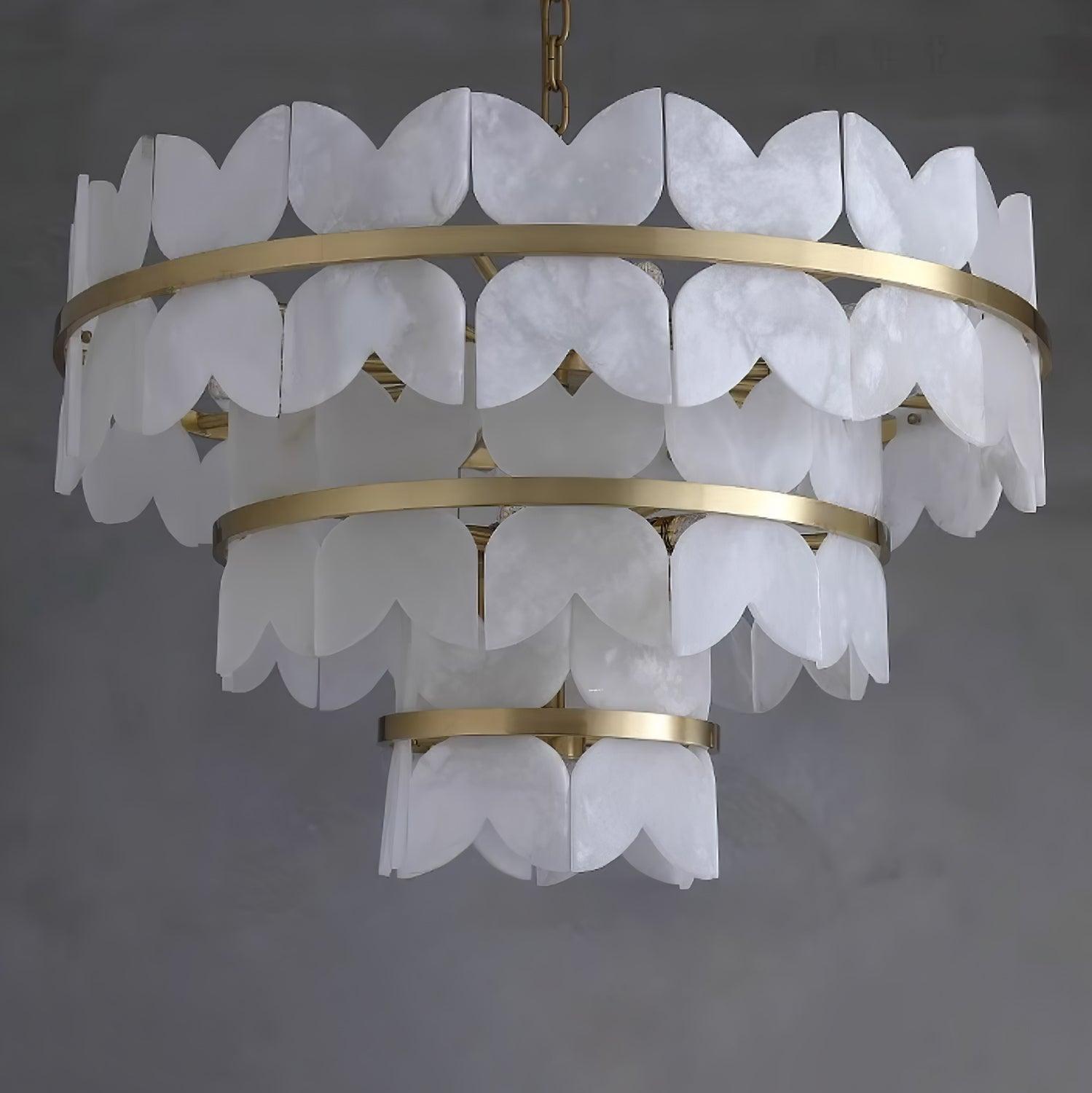 Alabaster Cloudscape Chandelier Chandelier