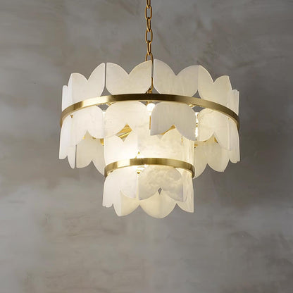 Alabaster Cloudscape Chandelier Chandelier