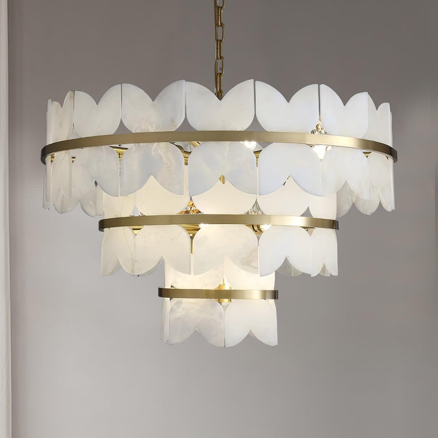 Alabaster Cloudscape Chandelier Chandelier