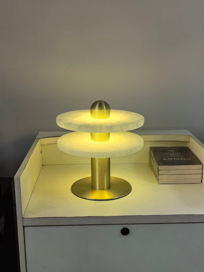 Alabaster Comet Table Lamp Table lamp