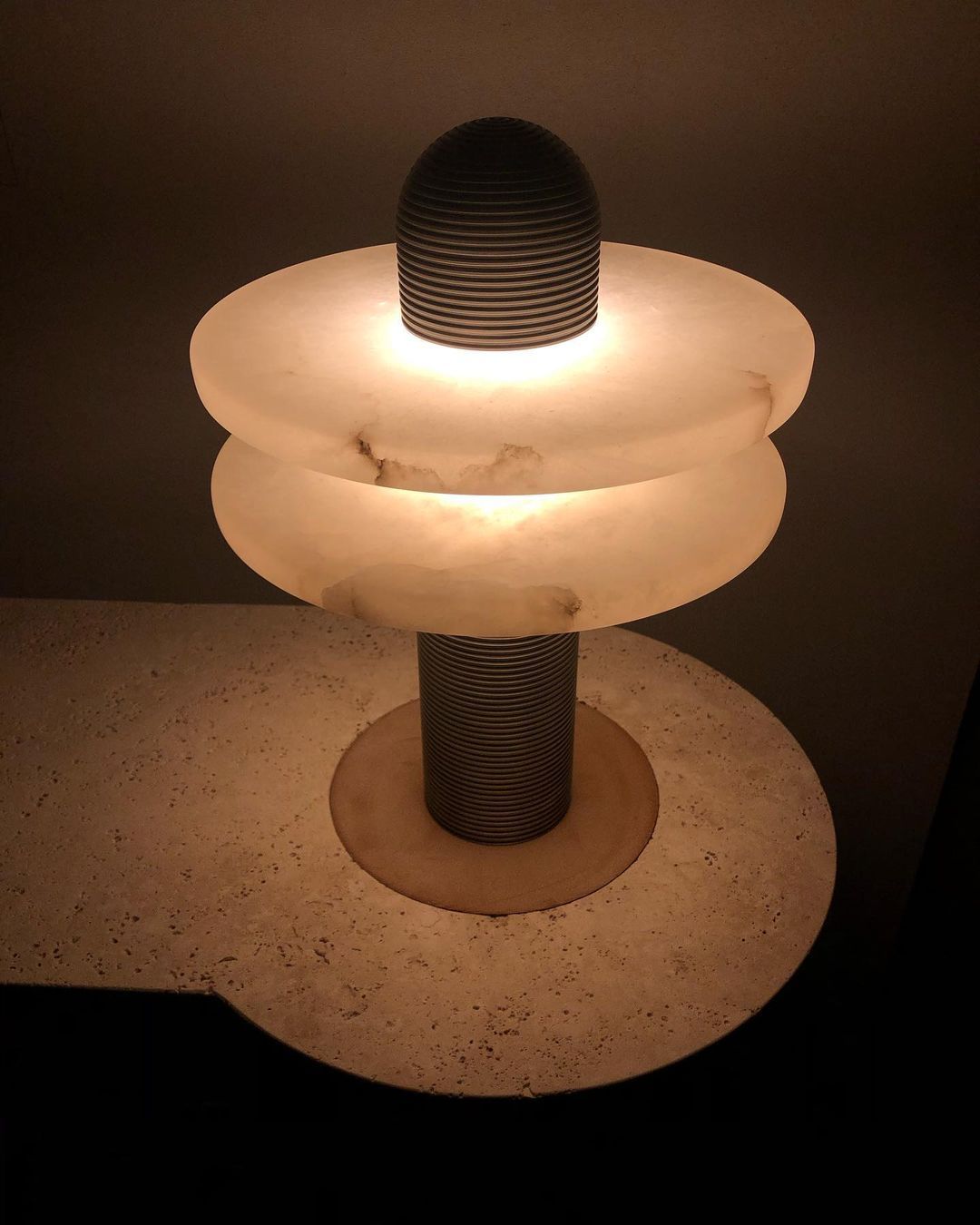 Alabaster Comet Table Lamp Table lamp