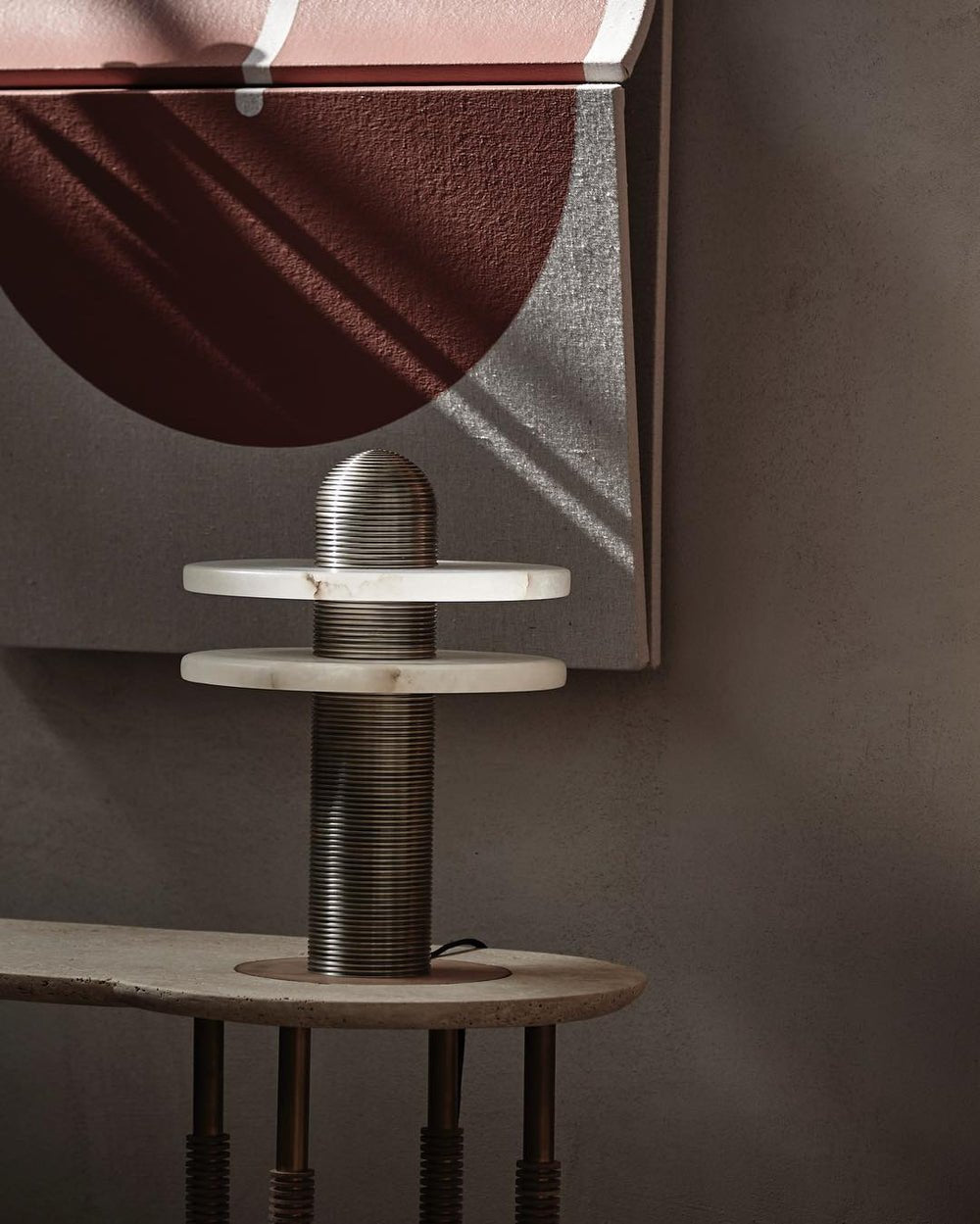 Alabaster Comet Table Lamp Table lamp
