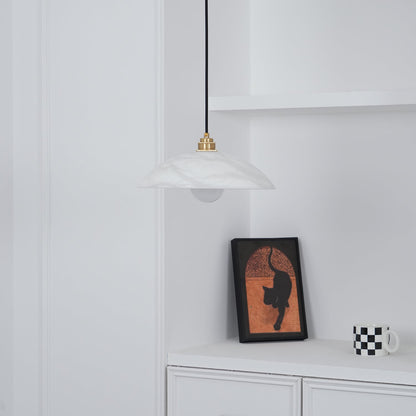 Alabaster Dome Pendant Lamp Pendant light