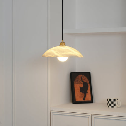 Alabaster Dome Pendant Lamp Pendant light