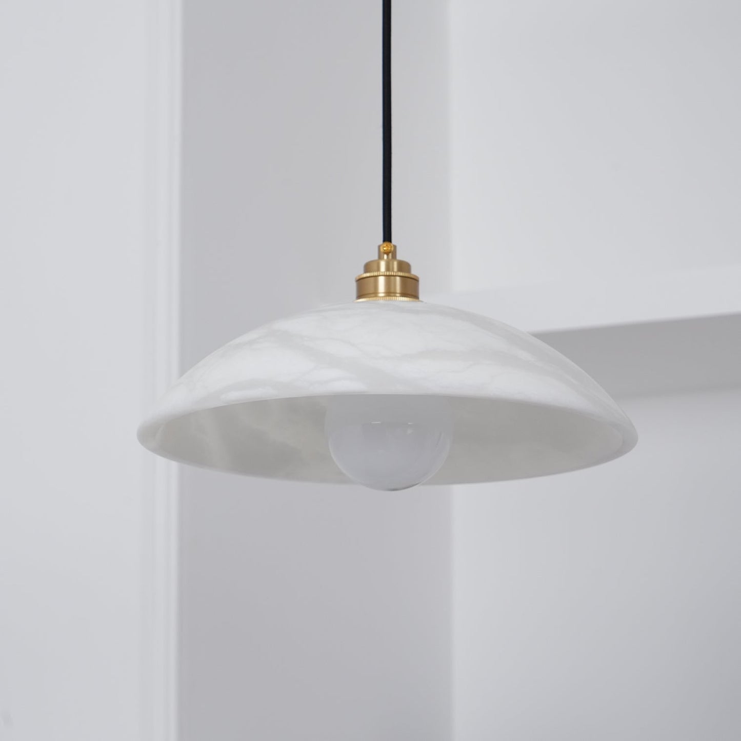 Alabaster Dome Pendant Lamp Pendant light