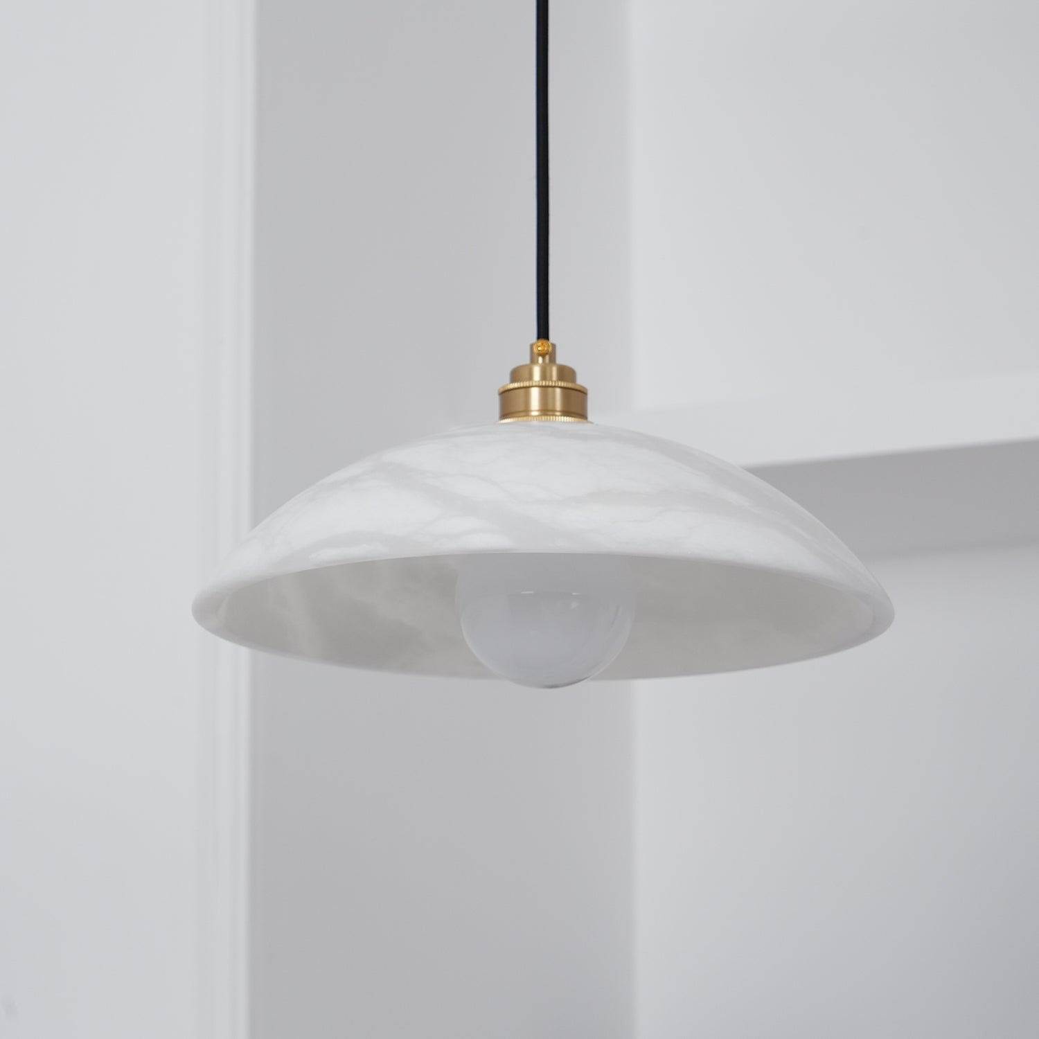 Alabaster Dome Pendant Lamp Pendant light