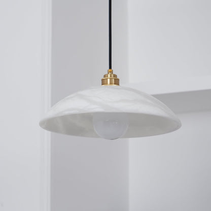 Alabaster Dome Pendant Lamp Pendant light
