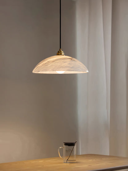 Alabaster Dome Pendant Lamp Pendant light