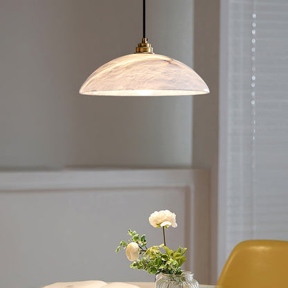 Alabaster Dome Pendant Lamp Pendant light