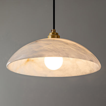 Alabaster Dome Pendant Lamp Pendant light