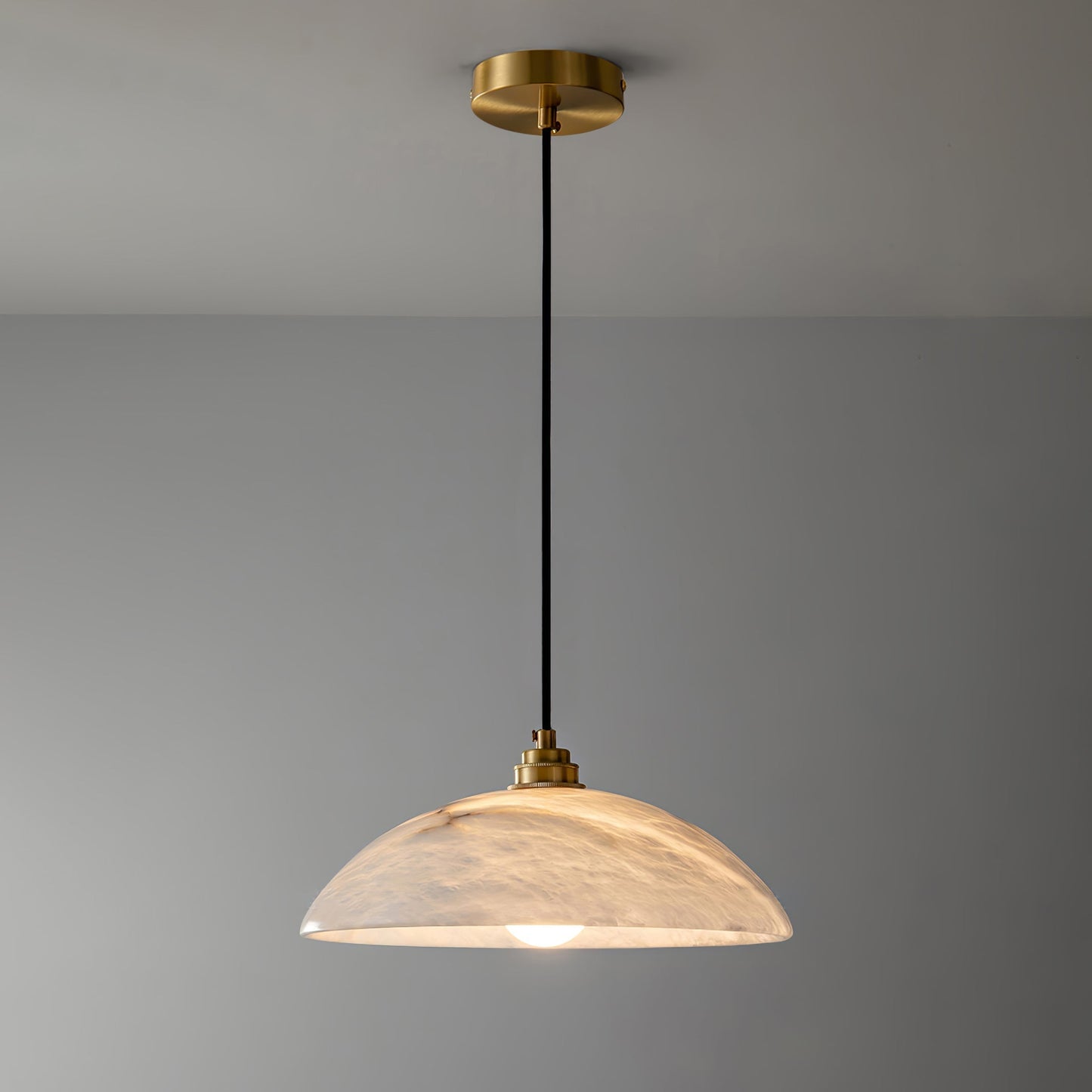 Alabaster Dome Pendant Lamp Pendant light