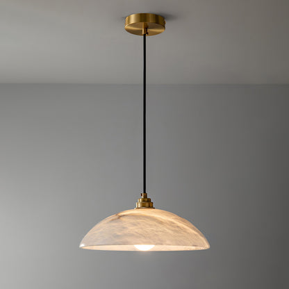 Alabaster Dome Pendant Lamp Pendant light
