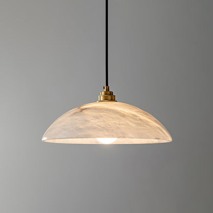 Alabaster Dome Pendant Lamp Pendant light