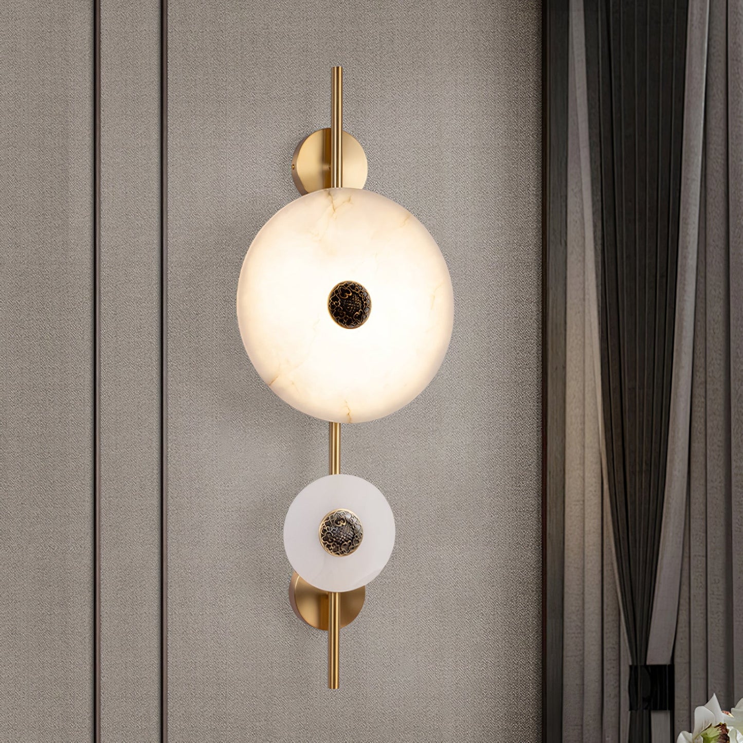 Alabaster Eclipse Wall Light Wall lamp