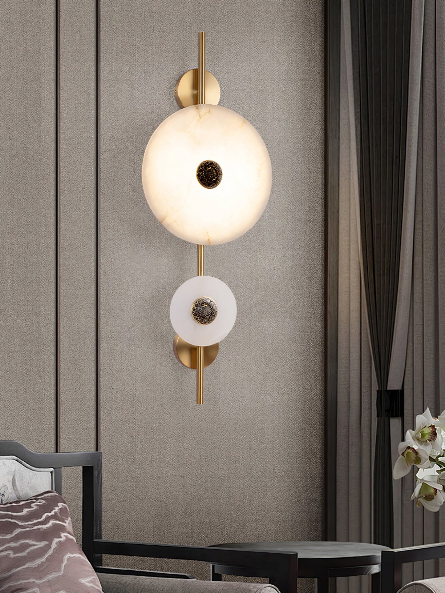 Alabaster Eclipse Wall Light Wall lamp