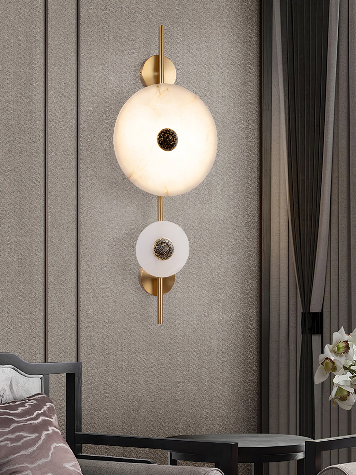 Alabaster Eclipse Wall Light Wall lamp