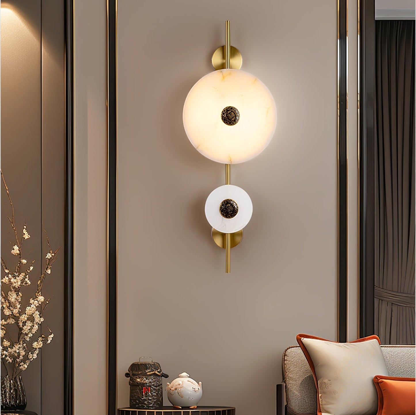 Alabaster Eclipse Wall Light Wall lamp