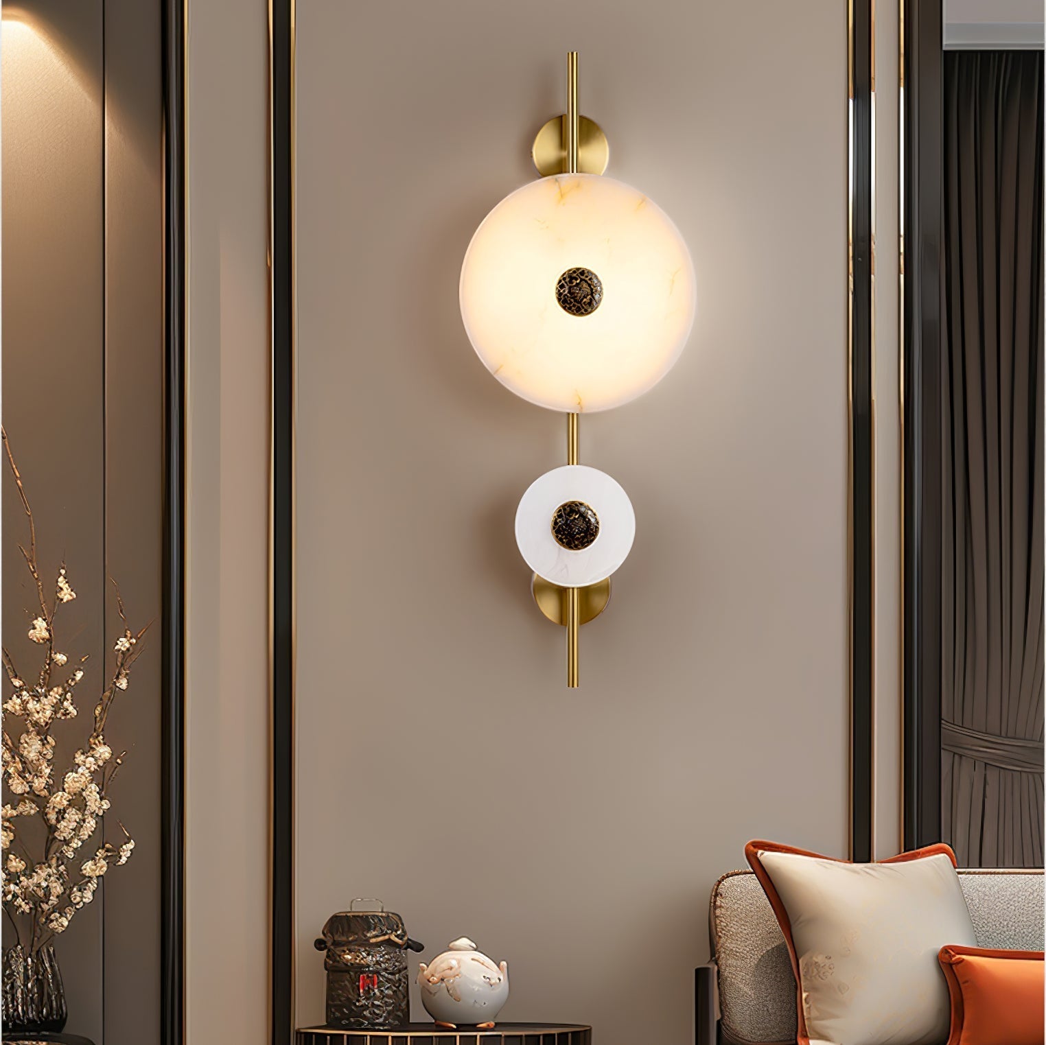Alabaster Eclipse Wall Light Wall lamp