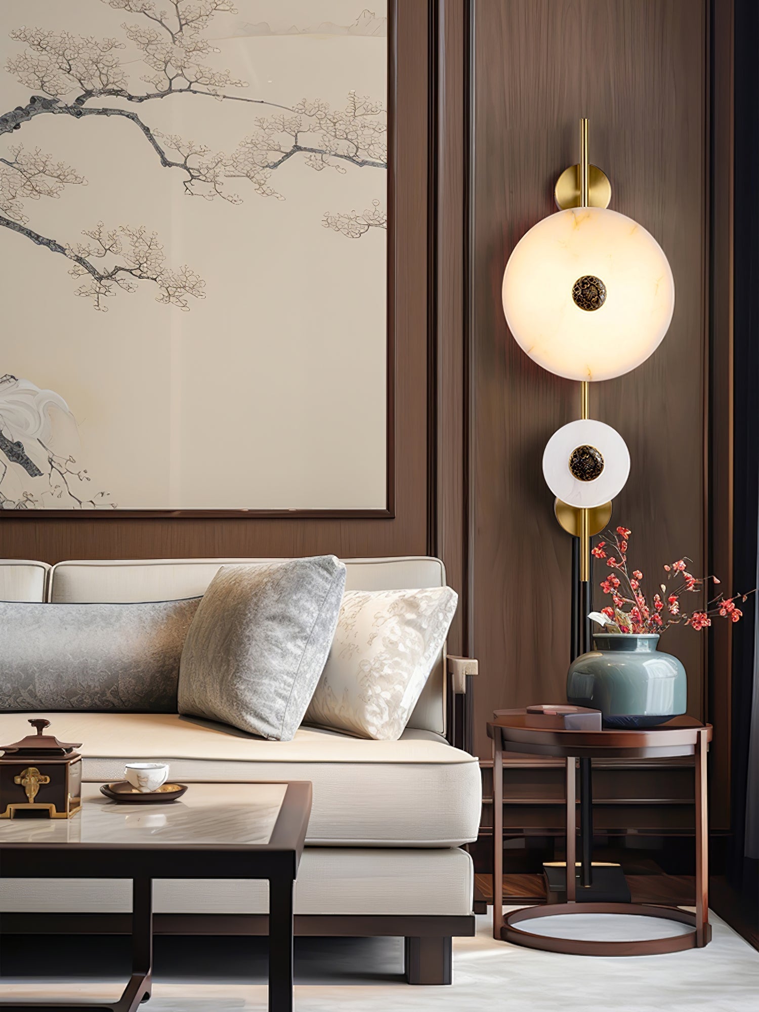 Alabaster Eclipse Wall Light Wall lamp
