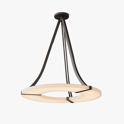 Alabaster Halo Pendant Light Chandelier