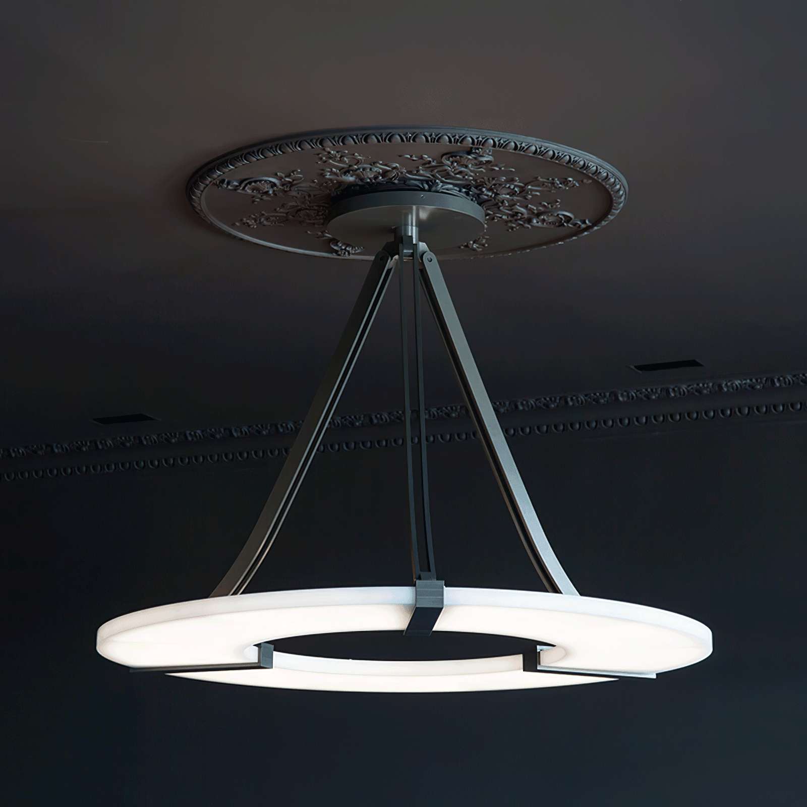 Alabaster Halo Pendant Light Chandelier