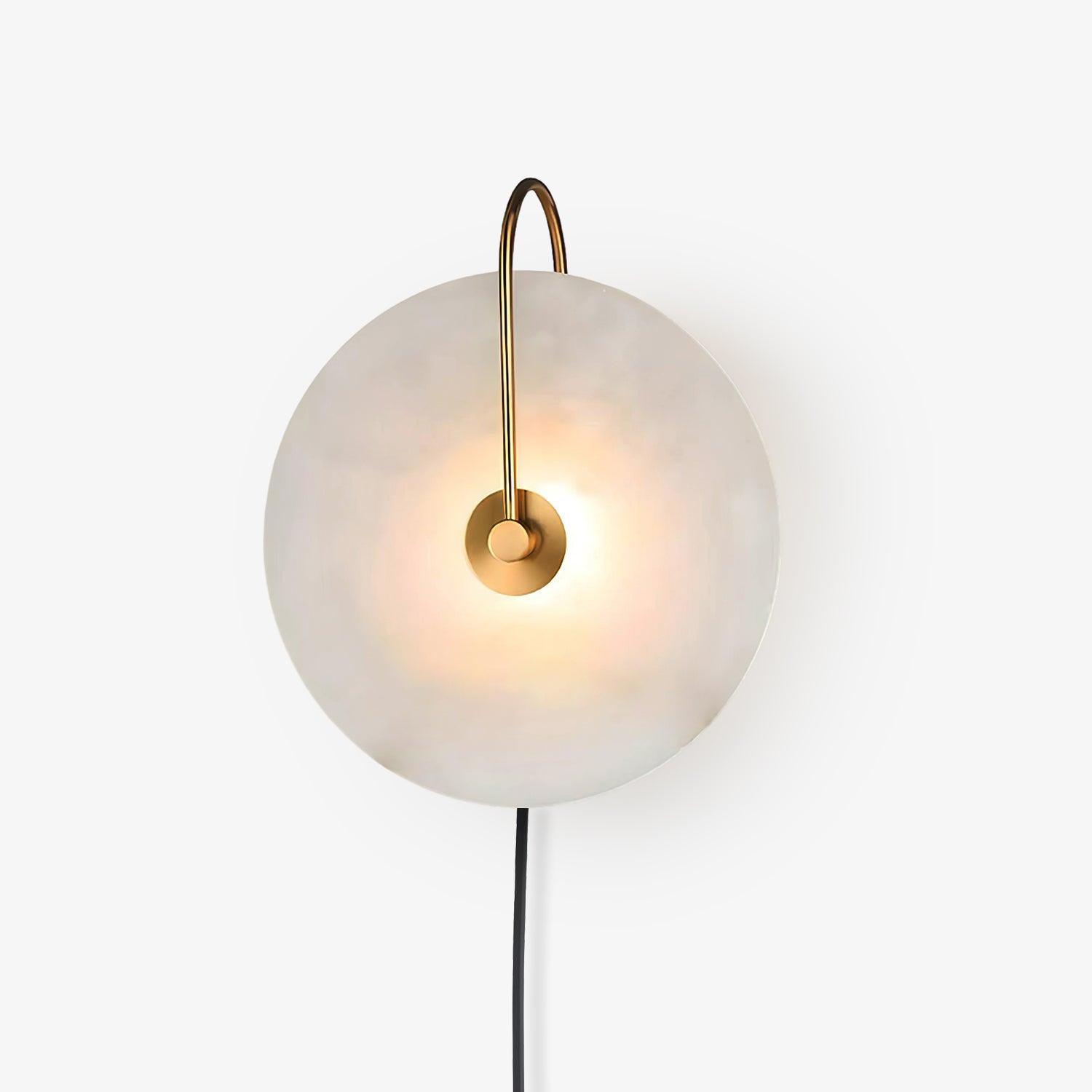 Alabaster LED Plug-In Wall Lamp Wall lamp