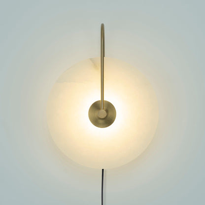 Alabaster LED Plug-In Wall Lamp Wall lamp