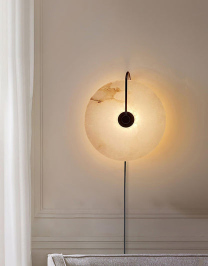 Alabaster LED Plug-In Wall Lamp Wall lamp