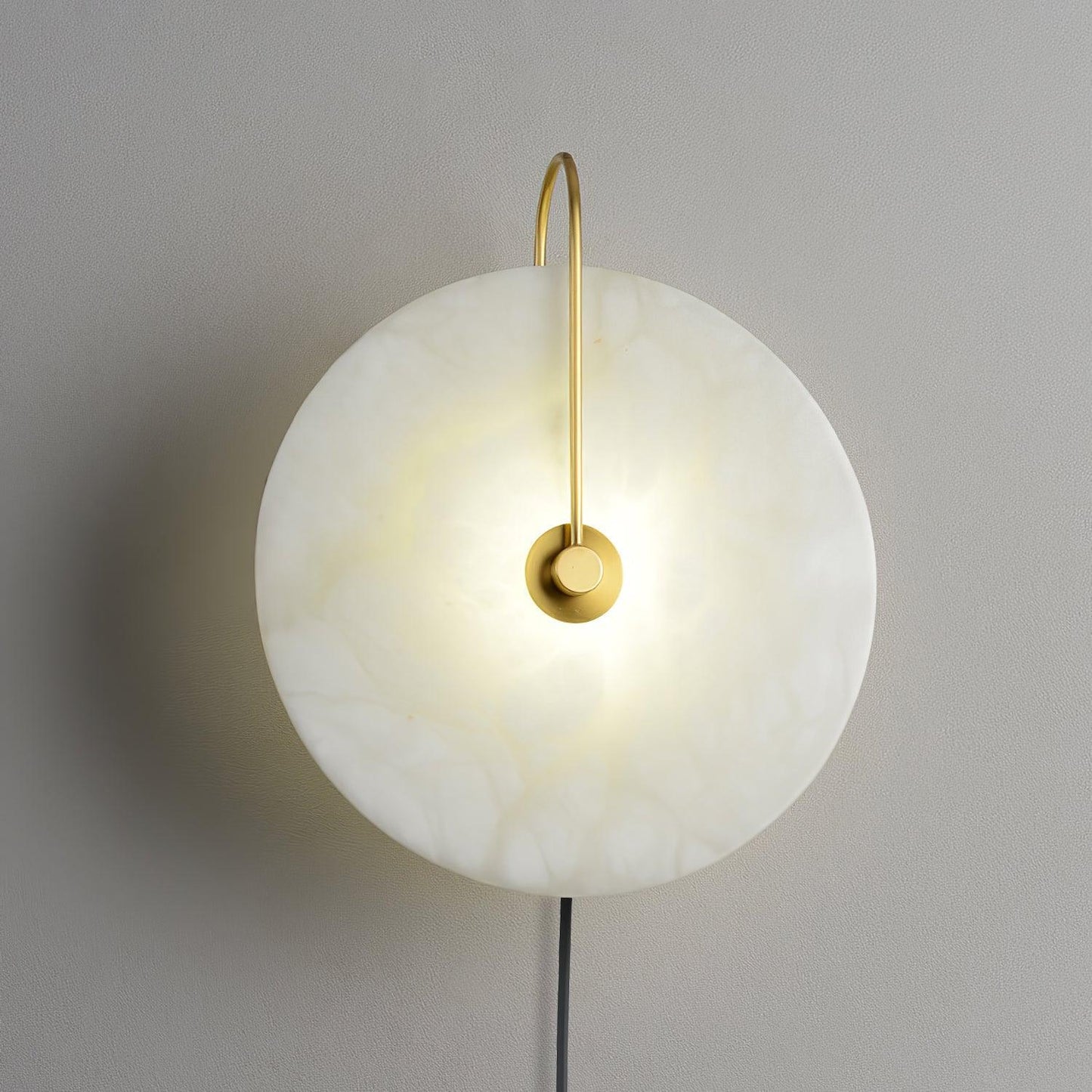 Alabaster LED Plug-In Wall Lamp Wall lamp
