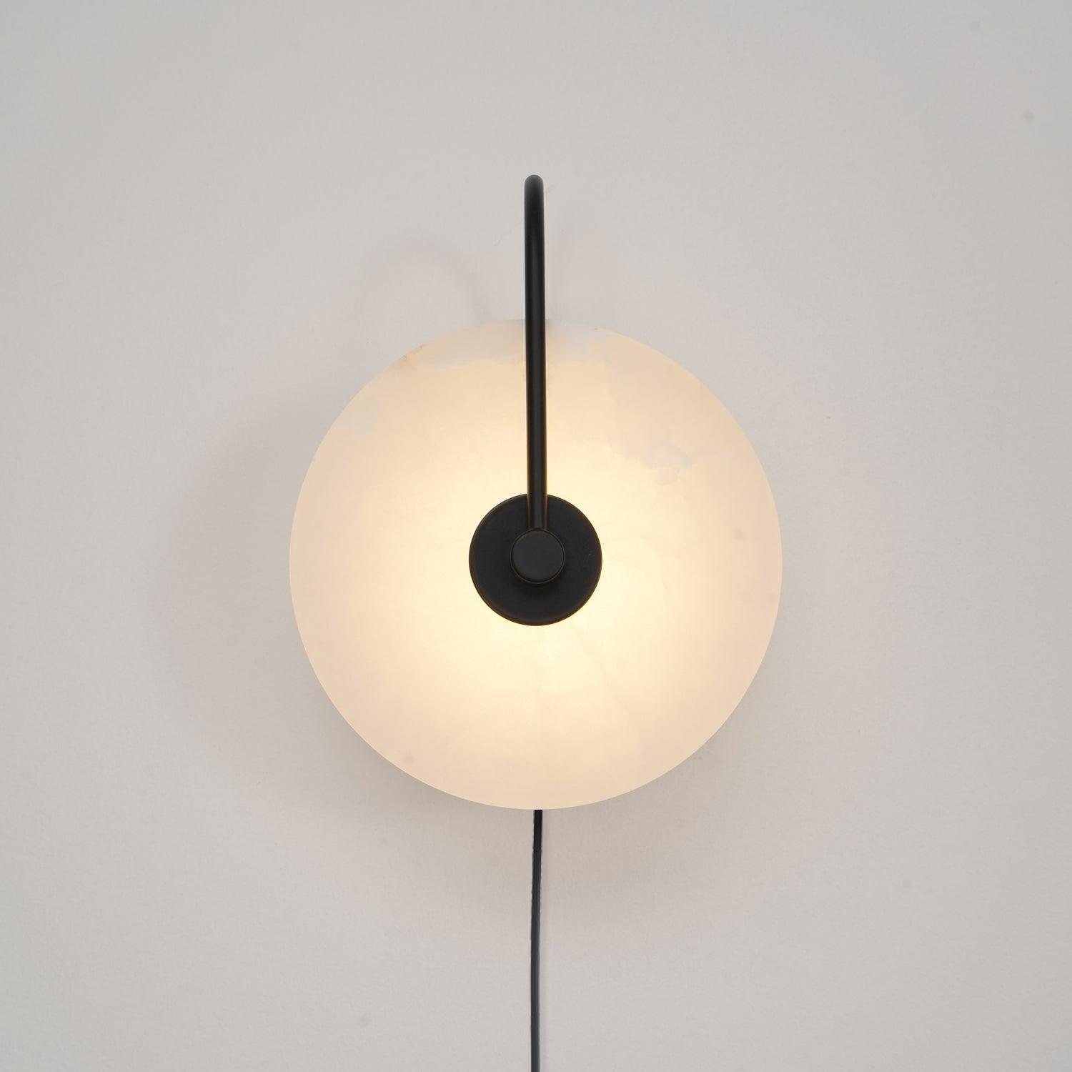 Alabaster LED Plug-In Wall Lamp Wall lamp