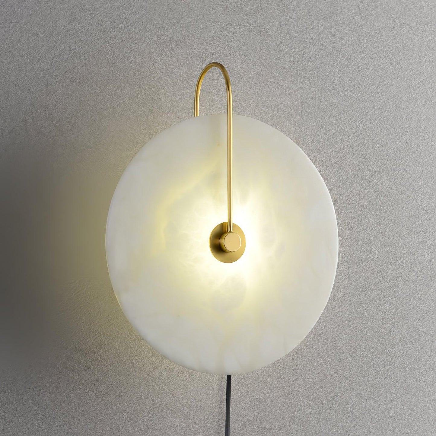 Alabaster LED Plug-In Wall Lamp Wall lamp