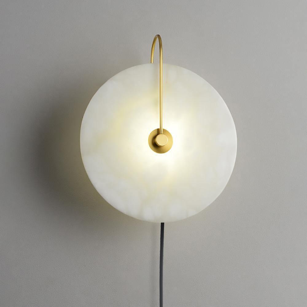 Alabaster LED Plug-In Wall Lamp Wall lamp