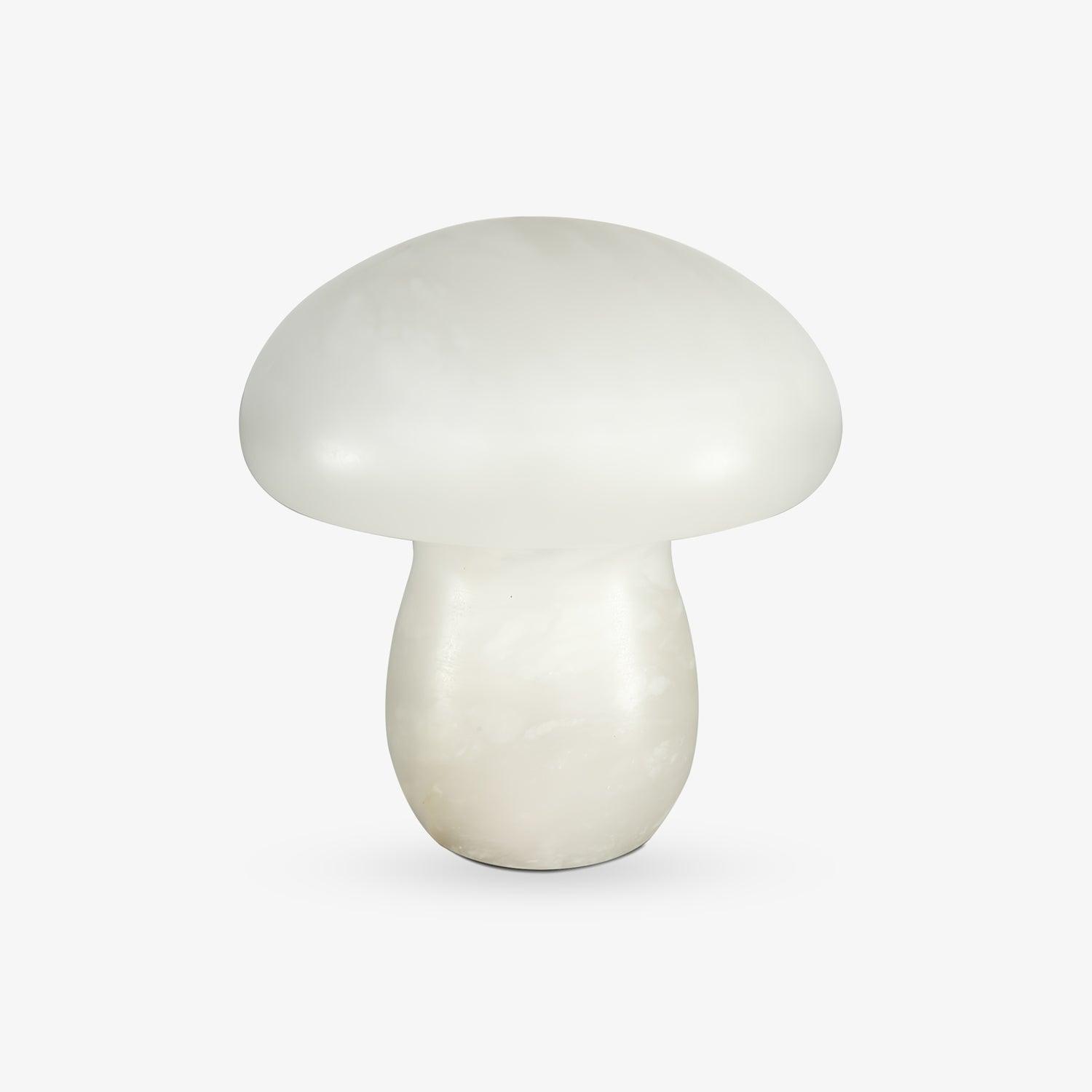 Alabaster Mushroom Table Lamp Dia 11.8″ x H 11″ / Dia 30cm x H 28cm / White / US Plug Table lamp