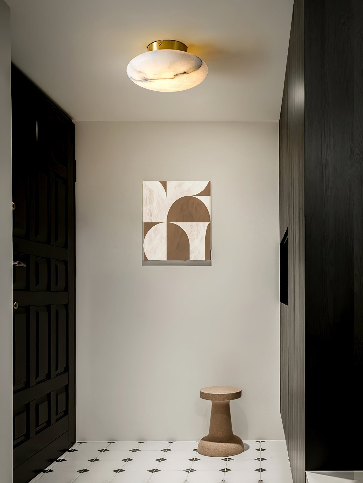 Alabaster Oval Ceiling Lamp Ceiling lamp