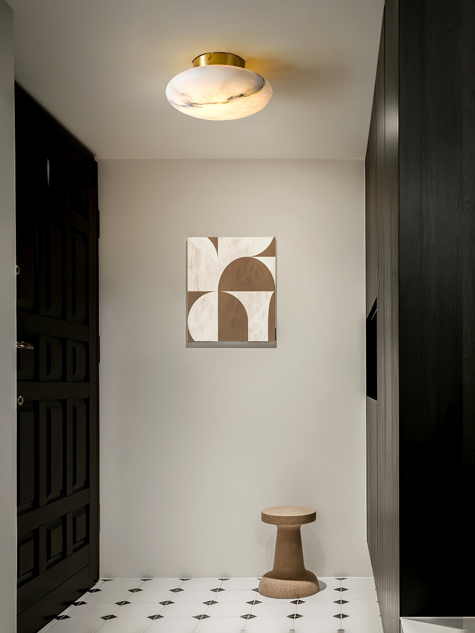 Alabaster Oval Ceiling Lamp Ceiling lamp
